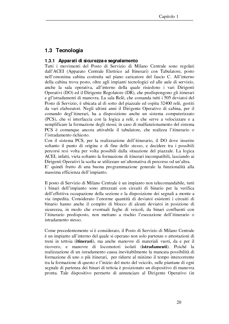 Anteprima della tesi: Programma di esercizio della stazione di Milano Centrale in funzione dell’attivazione dell’innesto della nuova linea Venezia, Pagina 10