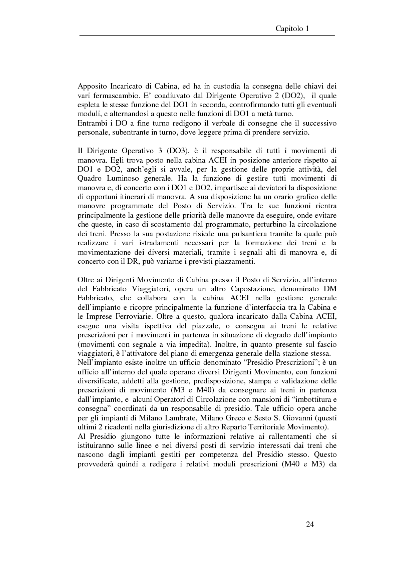 Anteprima della tesi: Programma di esercizio della stazione di Milano Centrale in funzione dell’attivazione dell’innesto della nuova linea Venezia, Pagina 14