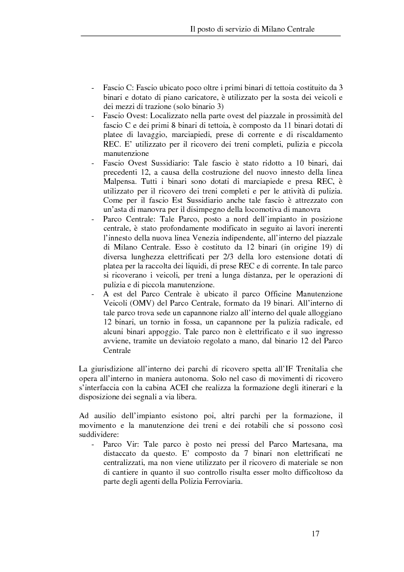 Anteprima della tesi: Programma di esercizio della stazione di Milano Centrale in funzione dell’attivazione dell’innesto della nuova linea Venezia, Pagina 7