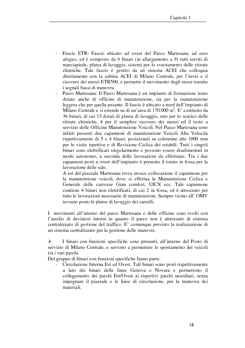 Anteprima della tesi: Programma di esercizio della stazione di Milano Centrale in funzione dell’attivazione dell’innesto della nuova linea Venezia, Pagina 8