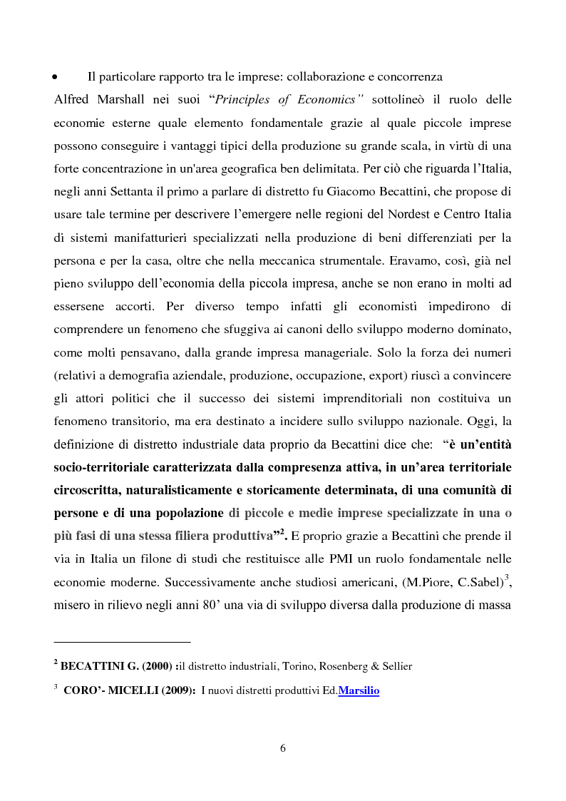Anteprima della tesi: Strategie di innovazione dei distretti industriali italiani, Pagina 7