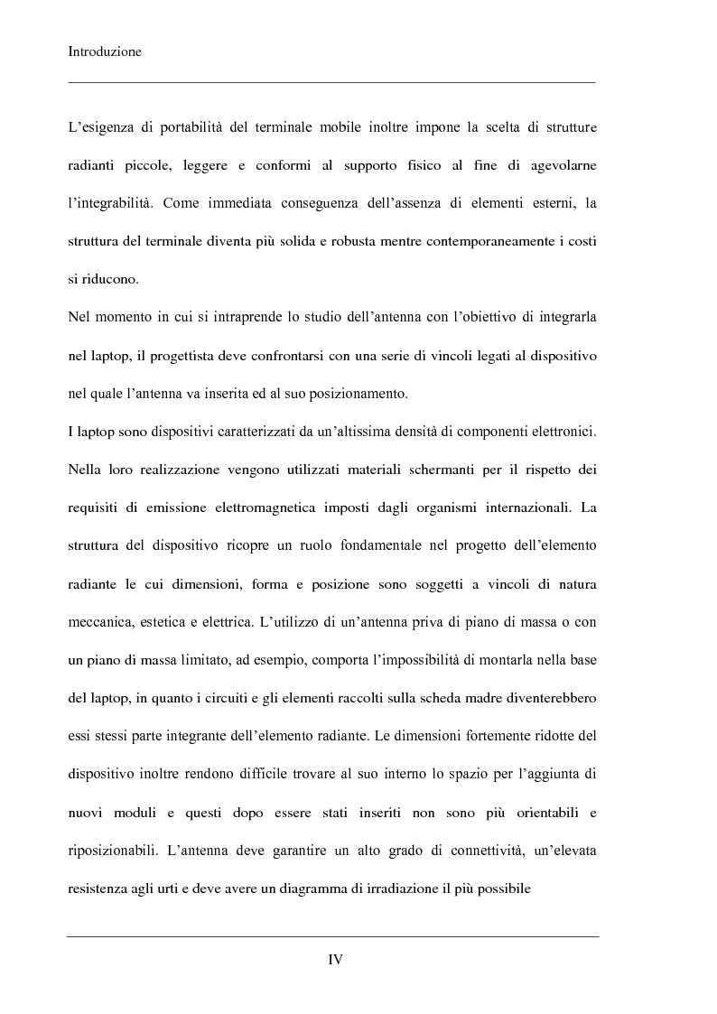 Anteprima della tesi: Progetto di antenne planari multibanda per applicazioni WLAN, Pagina 3