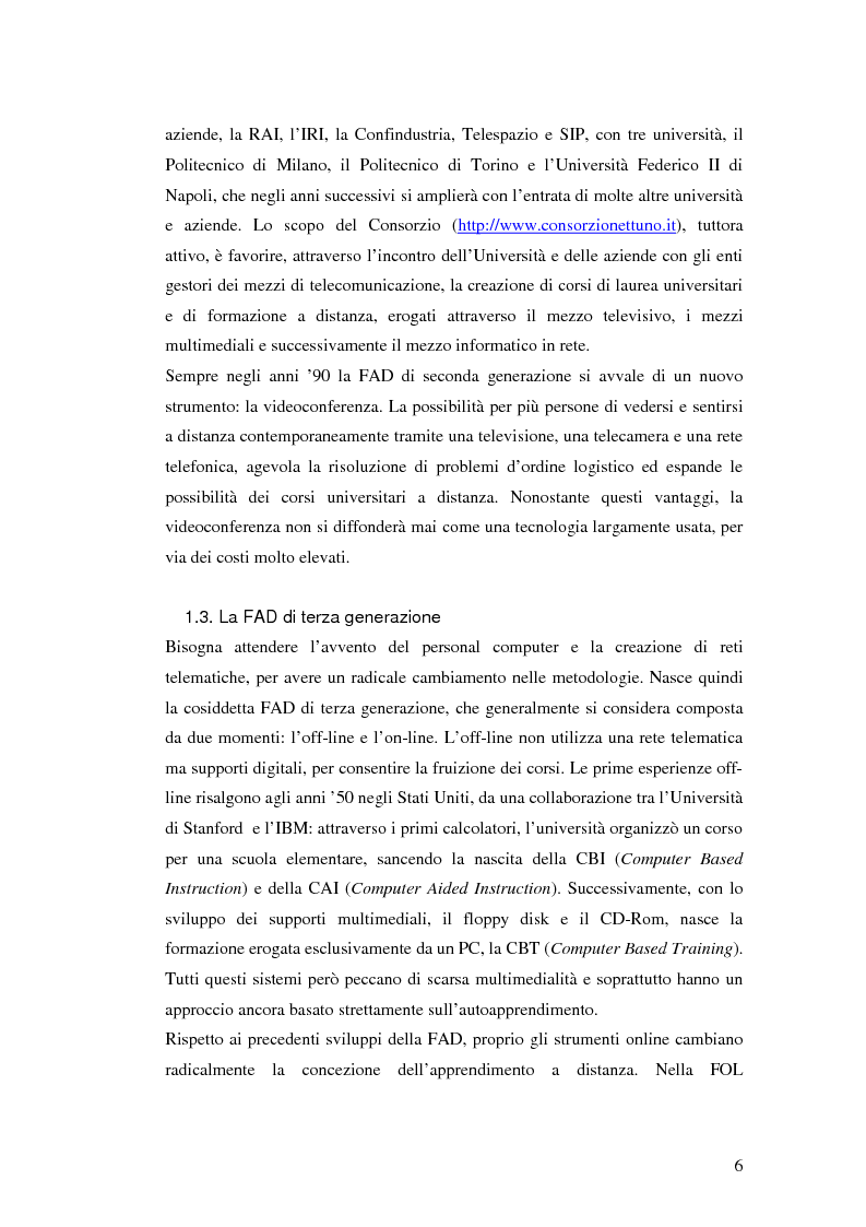Anteprima della tesi: Usabilità e e-learning: uno studio sull'apprendimento dell'italiano online, Pagina 5