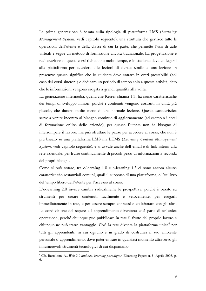 Anteprima della tesi: Usabilità e e-learning: uno studio sull'apprendimento dell'italiano online, Pagina 8