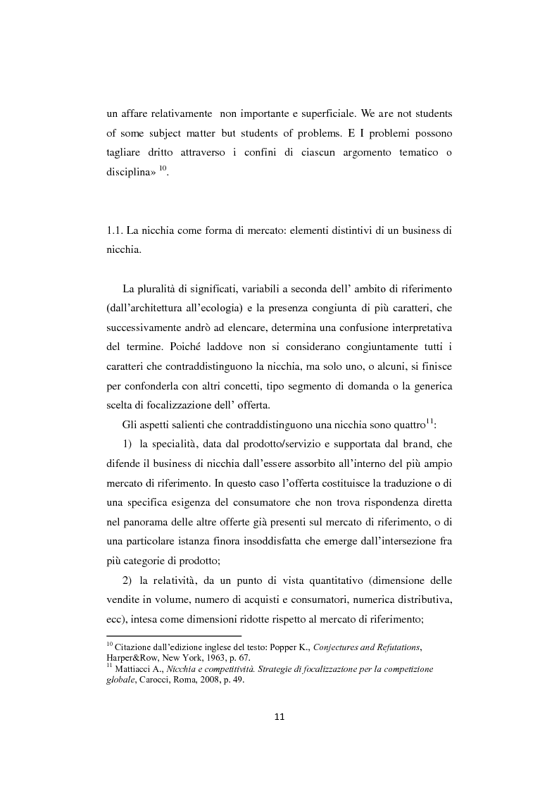 Anteprima della tesi: I business di nicchia e le strategie di open marketing. Il caso "The Hub Milano", Pagina 4