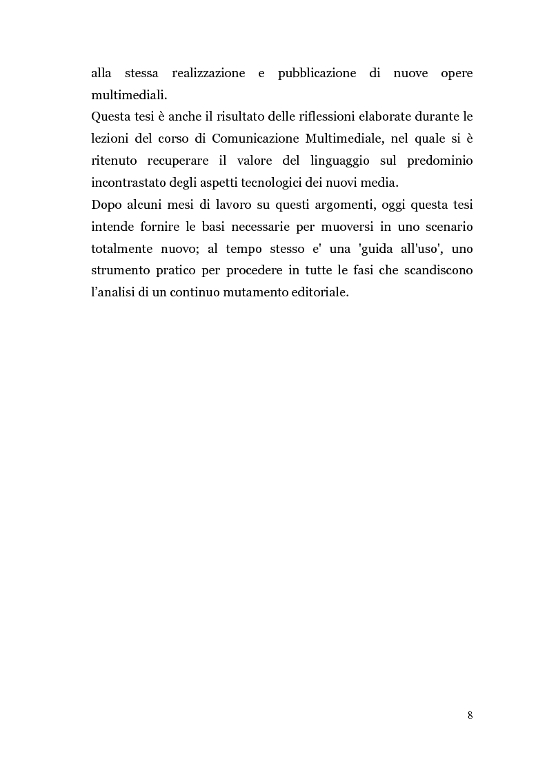 Anteprima della tesi: Analisi di un'Editoria che cambia, Pagina 5