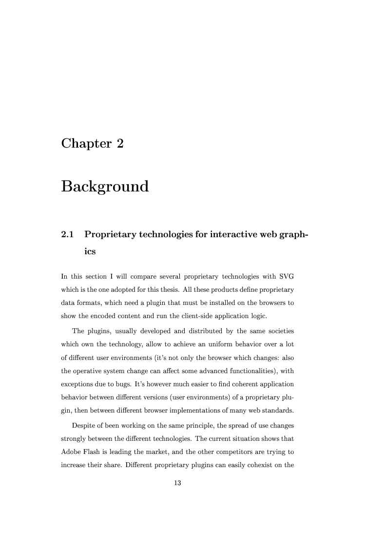 Anteprima della tesi: Collaborative web whiteboard based on the SVG technology, Pagina 5