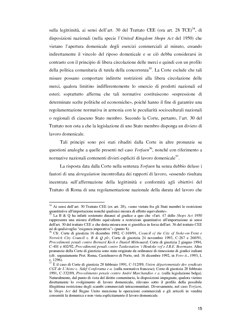 Anteprima della tesi: La normativa comunitaria in materia di orario di lavoro, Pagina 10