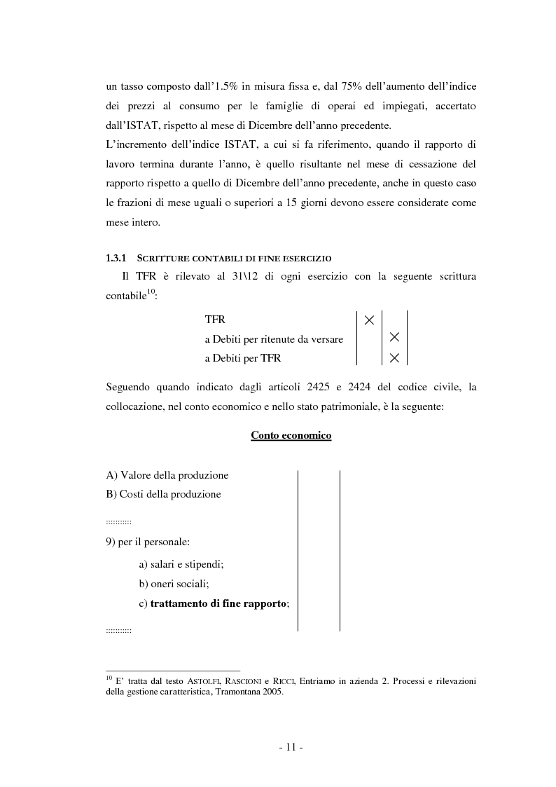 Anteprima della tesi: La Riforma del TFR. Implicazioni contabili ed amministrative., Pagina 6