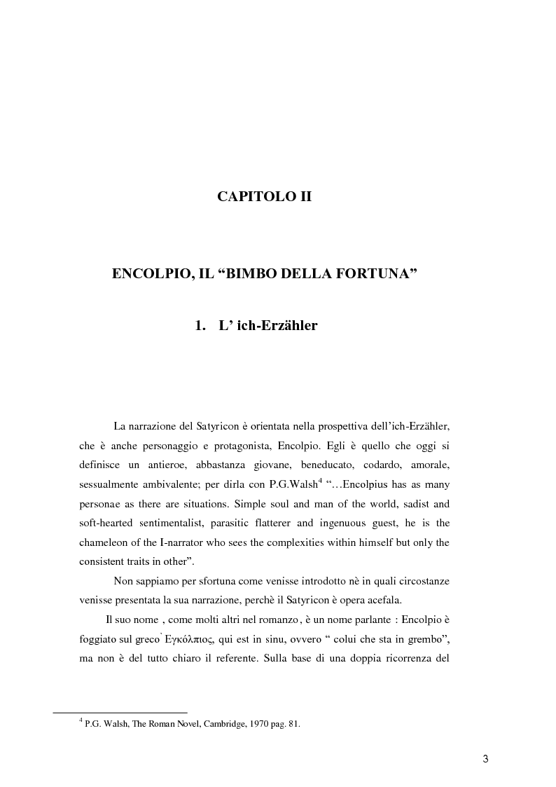 Anteprima della tesi: La poetica di Encolpio e il ritratto tacitiano di Petronio., Pagina 5