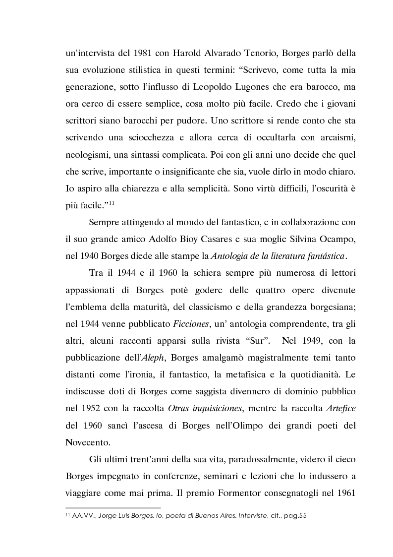 Anteprima della tesi: L'invecchiamento delle traduzioni. L'opera in prosa di Jorge Luis Borges, Pagina 12