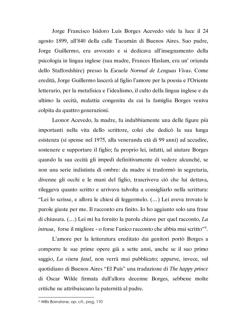 Anteprima della tesi: L'invecchiamento delle traduzioni. L'opera in prosa di Jorge Luis Borges, Pagina 9