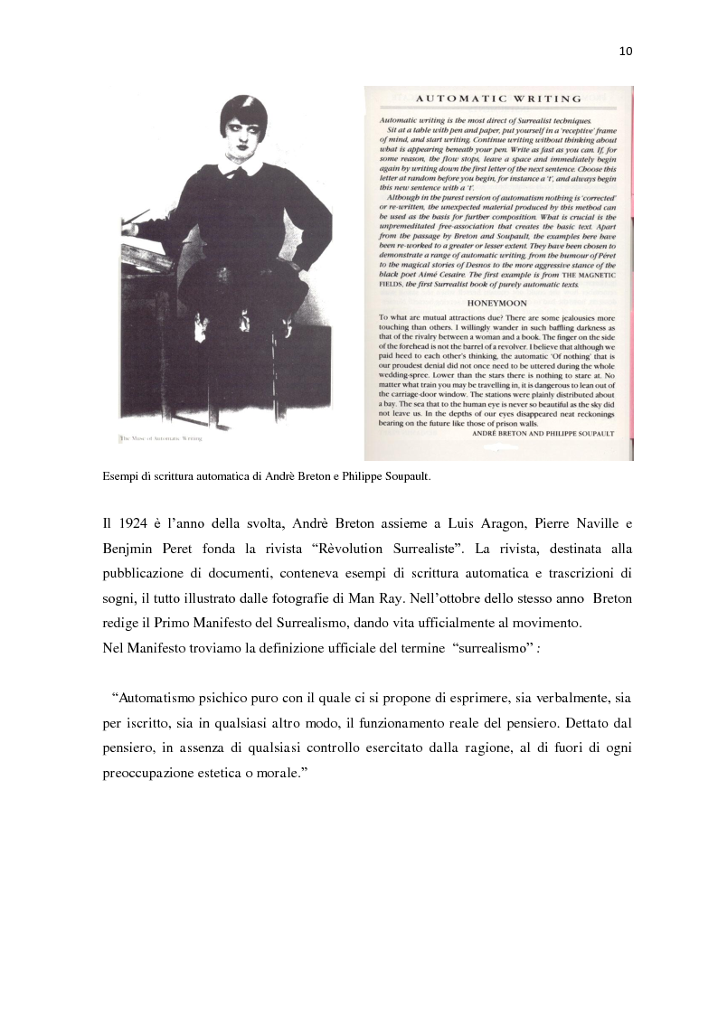 Anteprima della tesi: Il nudo nella produzione fotografica surrealista. Psicanalisi, influenze pittoriche e ricerche sulla sessualità, Pagina 8