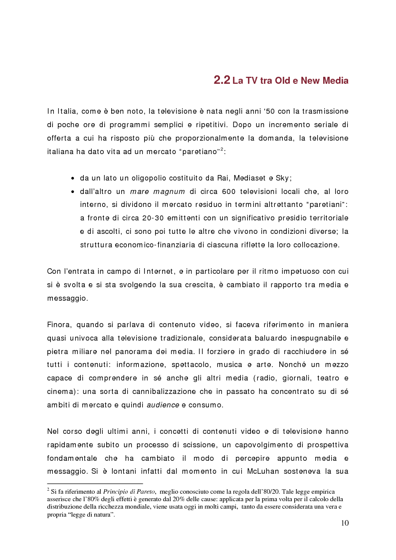 Anteprima della tesi: Surfing on TV. Modelli di Business per la Connected Television, Pagina 9