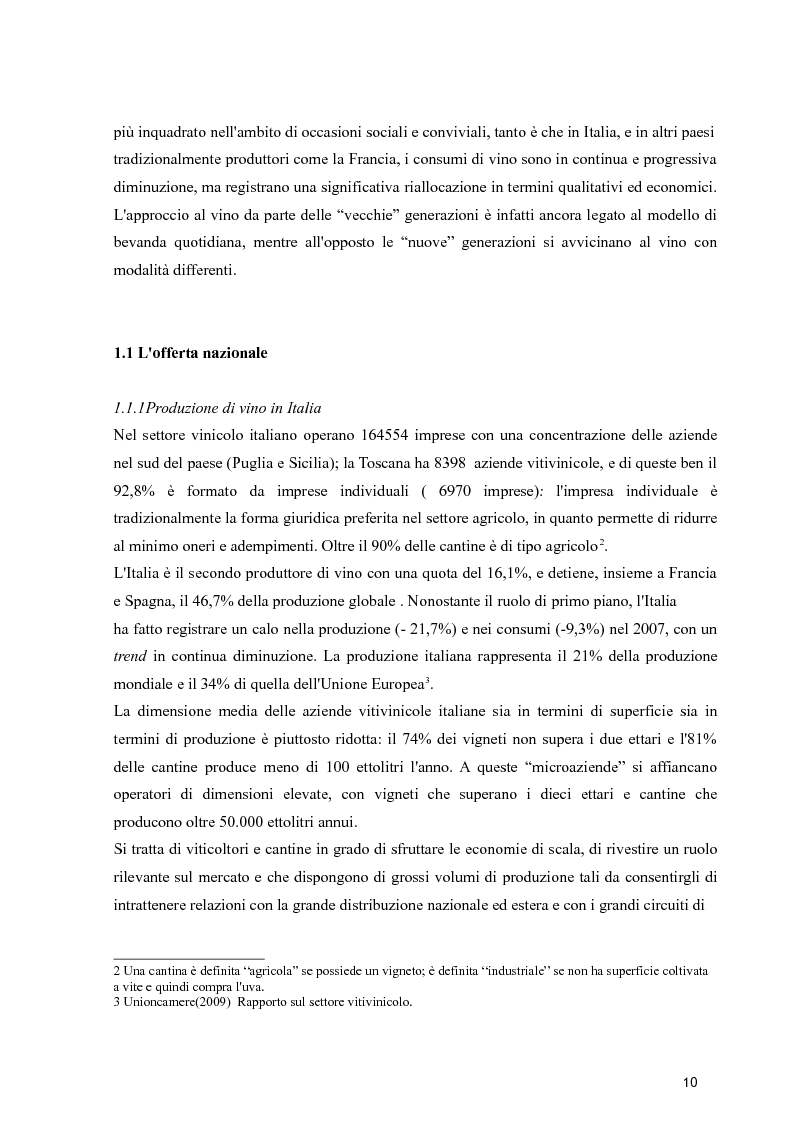 Anteprima della tesi: Strategie di espansione internazionale delle piccole imprese vitivinicole: l'Azienda Agricola Cerbaia, Pagina 6