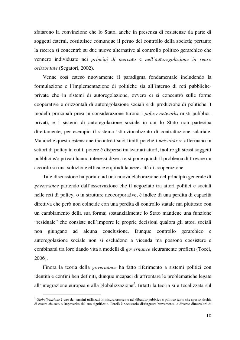 Estratto dalla tesi: Governance e riqualificazione urbana. Il caso dell'area est di Napoli