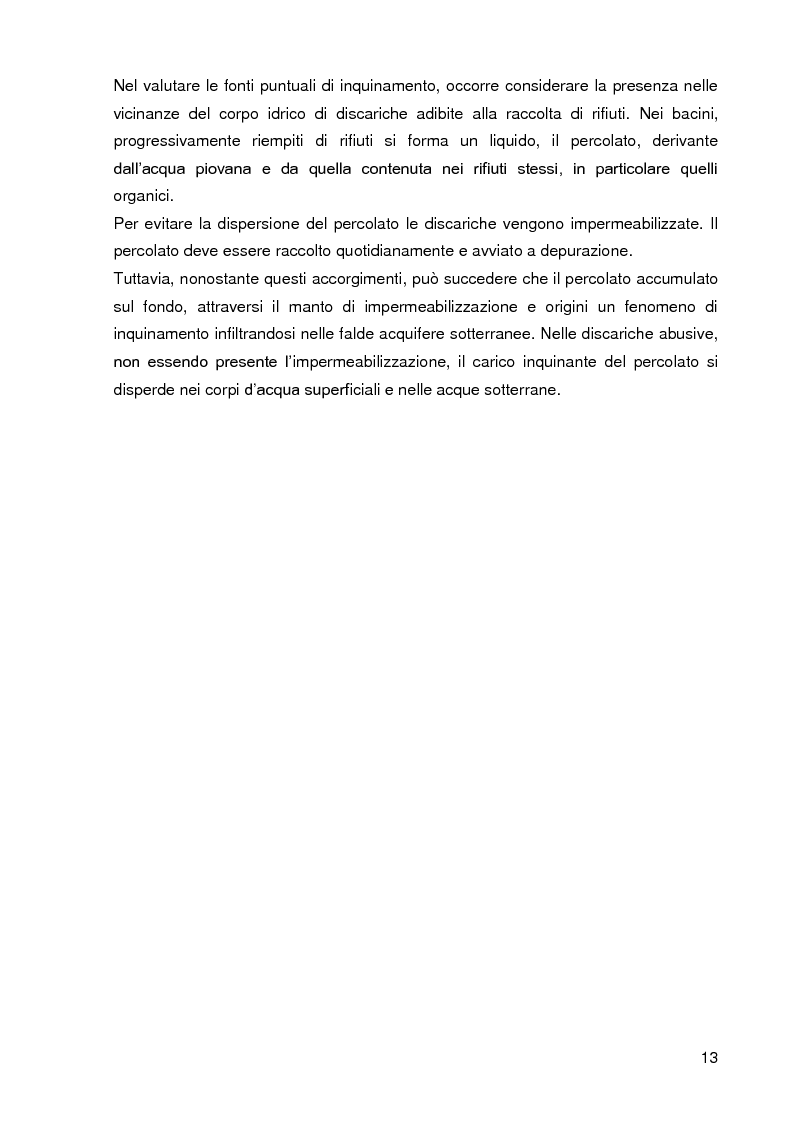 Anteprima della tesi: Bacini di trattamento e aree umide artificiali per la realizzazione di eco-sistemi filtro, Pagina 11