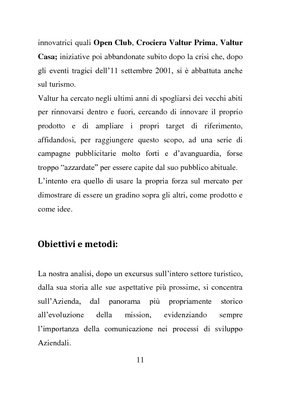 Anteprima della tesi: L'evoluzione della comunicazione esterna: il caso Valtur, Pagina 3