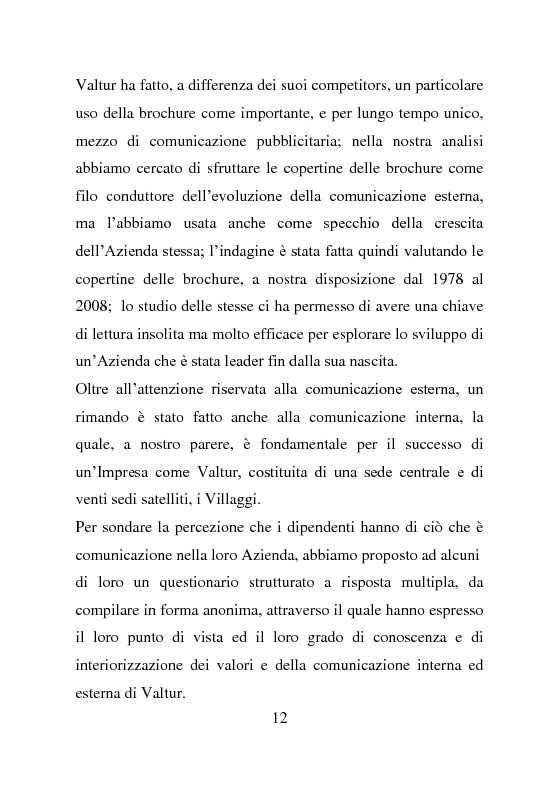 Anteprima della tesi: L'evoluzione della comunicazione esterna: il caso Valtur, Pagina 4