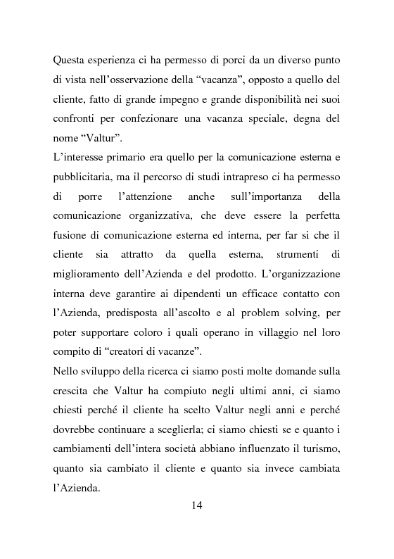 Anteprima della tesi: L'evoluzione della comunicazione esterna: il caso Valtur, Pagina 6