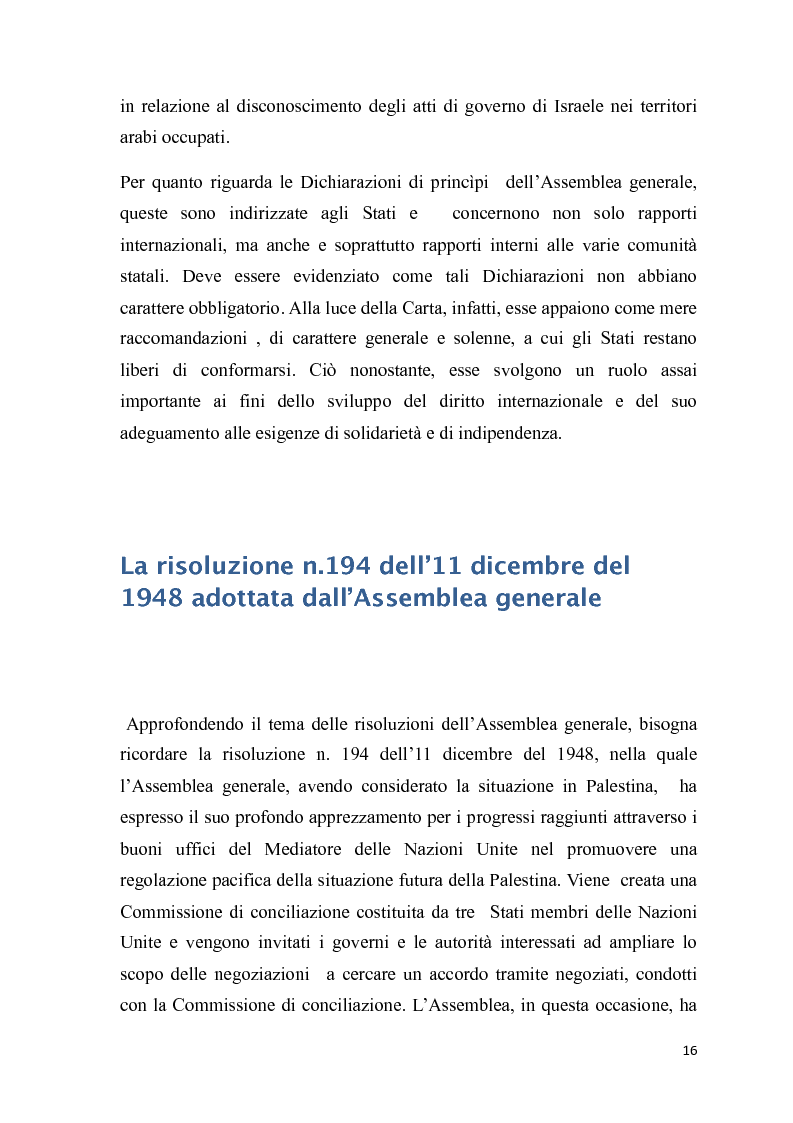 Anteprima della tesi: La questione palestinese: dalla Road Map ad Annapolis, Pagina 14