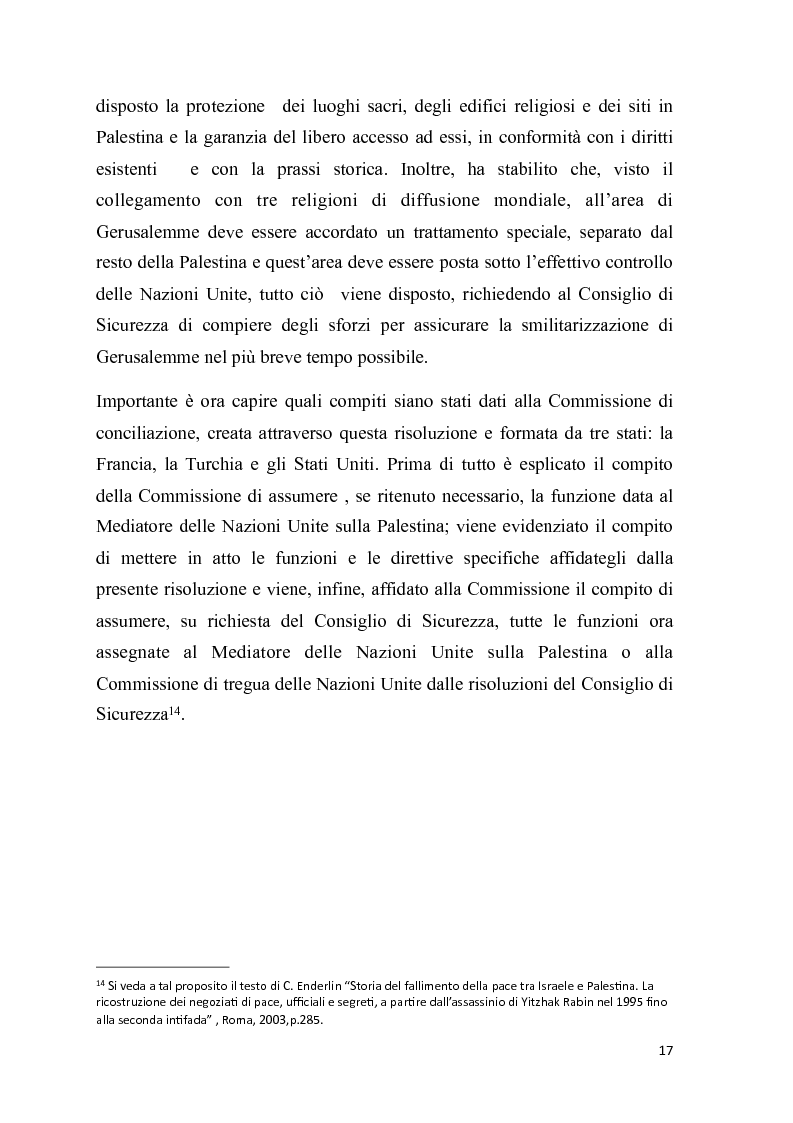 Anteprima della tesi: La questione palestinese: dalla Road Map ad Annapolis, Pagina 15