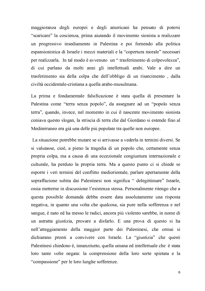 Anteprima della tesi: La questione palestinese: dalla Road Map ad Annapolis, Pagina 4