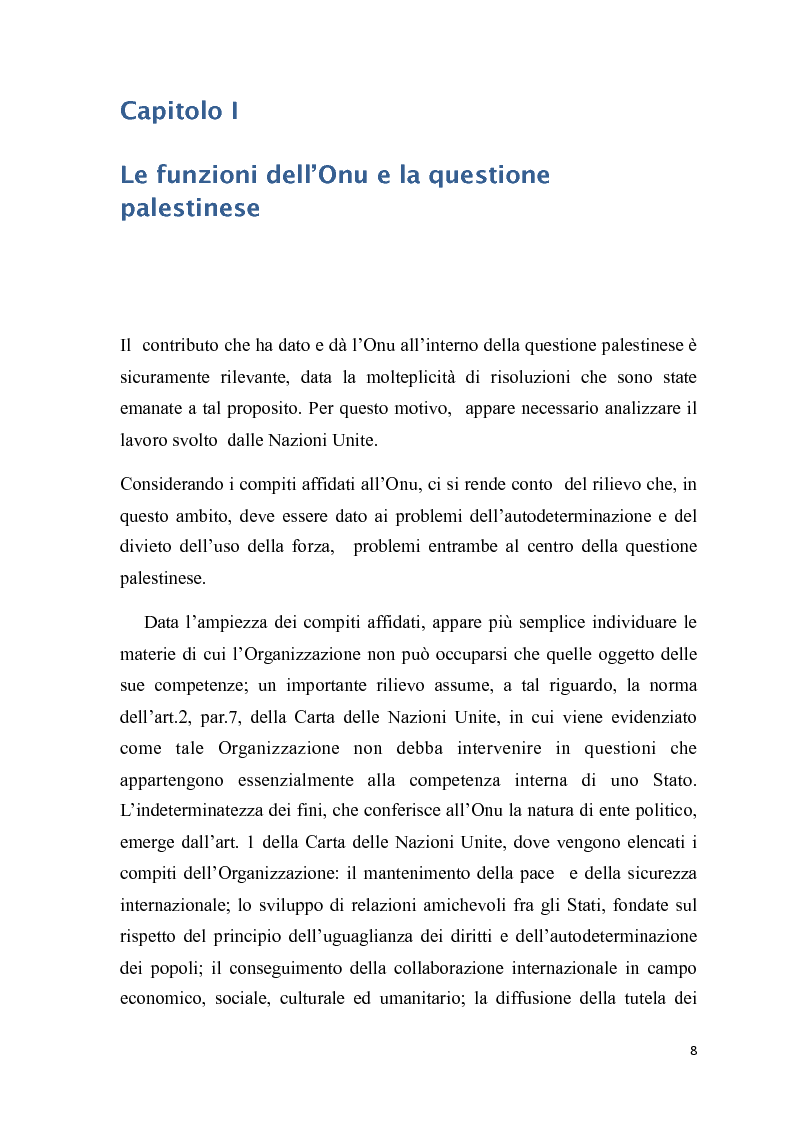 Anteprima della tesi: La questione palestinese: dalla Road Map ad Annapolis, Pagina 6