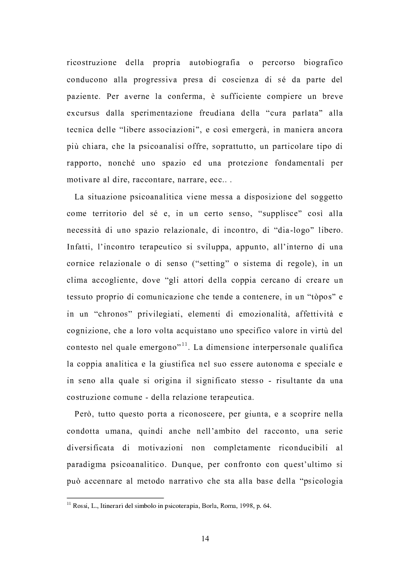 Anteprima della tesi: Condividere storie. Il racconto auto-bio-grafico in contesti educativi, Pagina 12