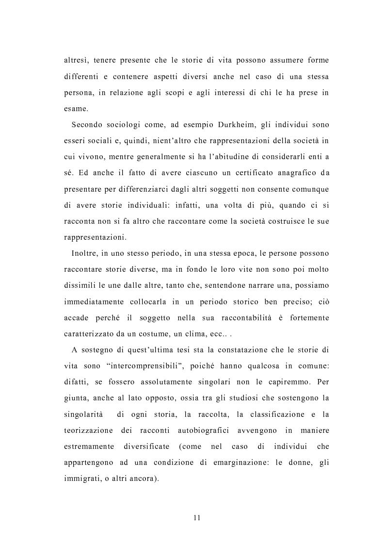 Anteprima della tesi: Condividere storie. Il racconto auto-bio-grafico in contesti educativi, Pagina 9
