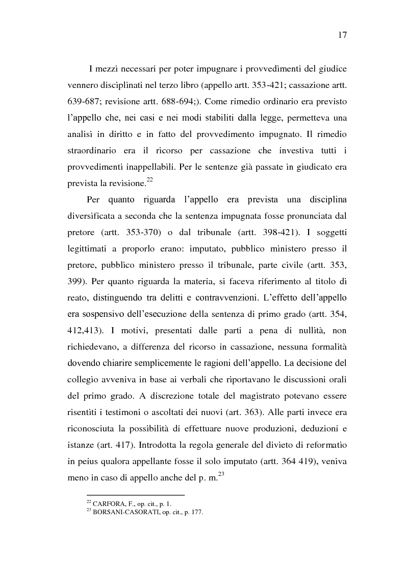 Anteprima della tesi: Sistema Accusatorio ed Impugnazioni, Pagina 13
