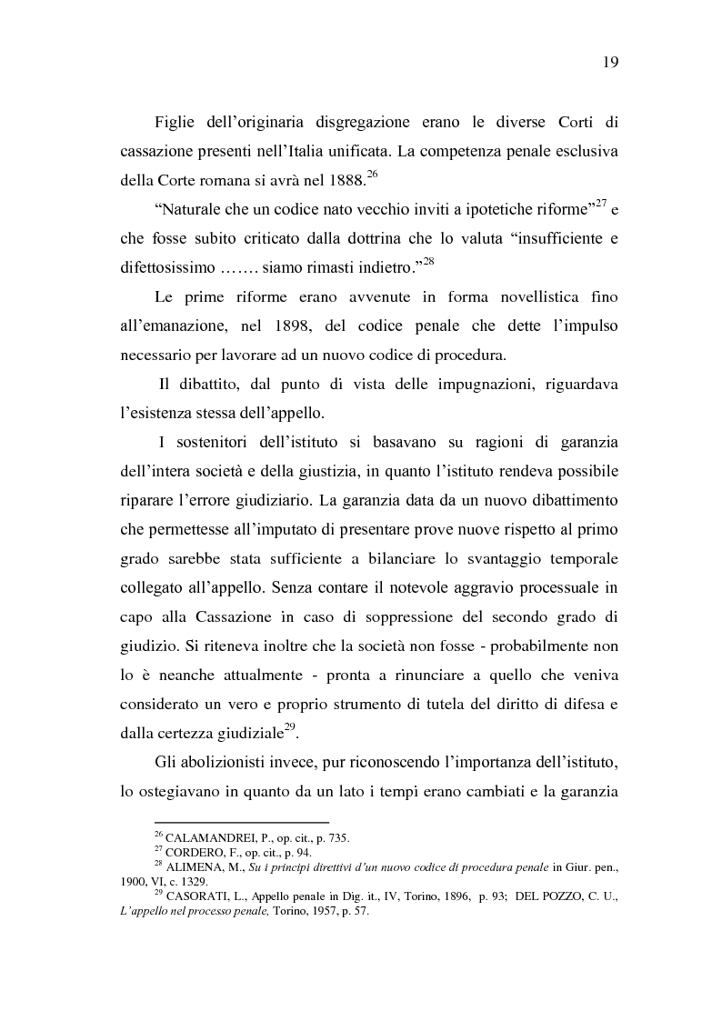 Anteprima della tesi: Sistema Accusatorio ed Impugnazioni, Pagina 15