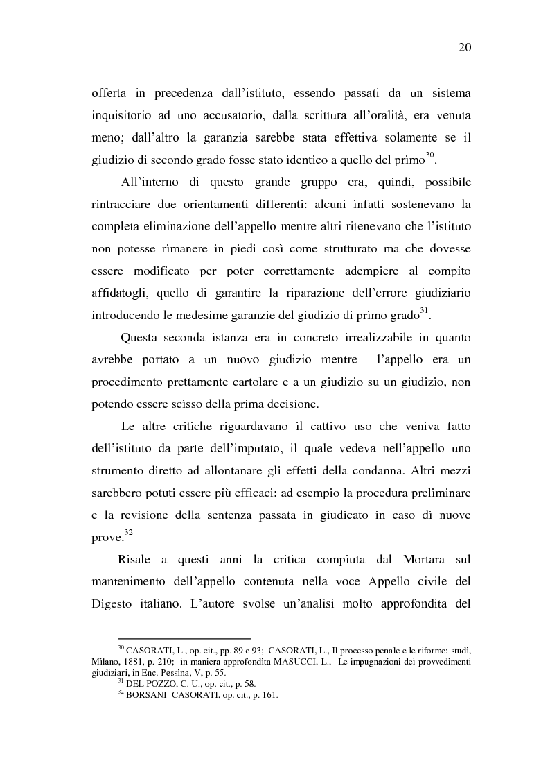 Anteprima della tesi: Sistema Accusatorio ed Impugnazioni, Pagina 16