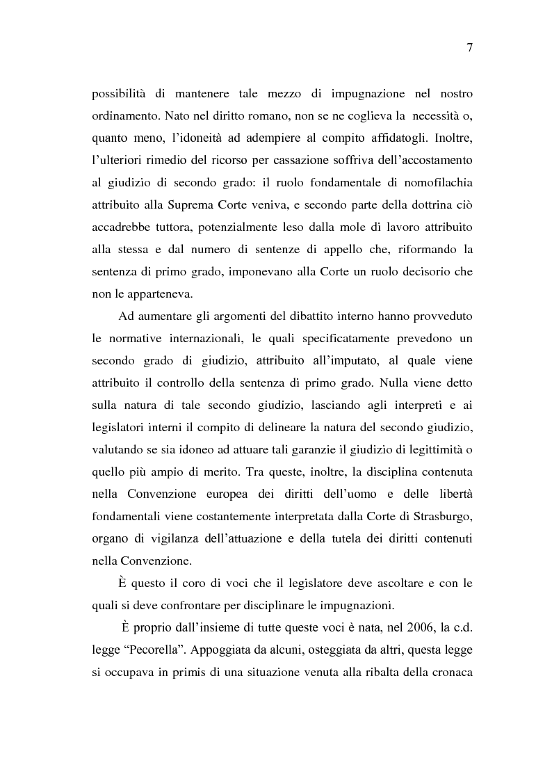 Anteprima della tesi: Sistema Accusatorio ed Impugnazioni, Pagina 3