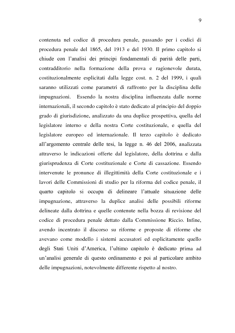 Anteprima della tesi: Sistema Accusatorio ed Impugnazioni, Pagina 5