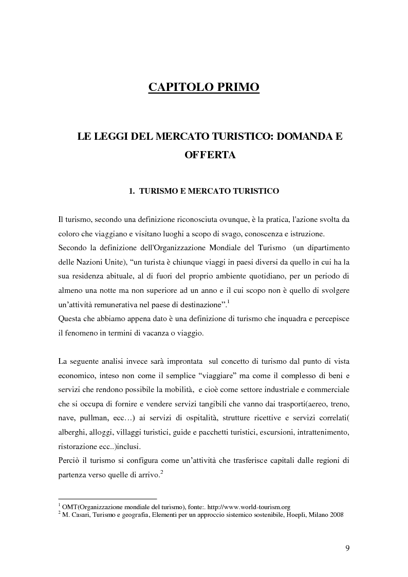 Anteprima della tesi: Criticità e potenzialità di sviluppo del settore turistico in provincia di Latina, Pagina 5