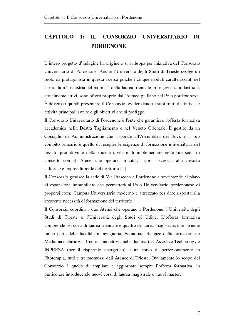 Anteprima della tesi: Abilità, competenze, conoscenze e prospettive per gli studenti iscritti al curriculum "Industria del mobile" del corso di laurea in Ingegneria industriale, Pagina 3