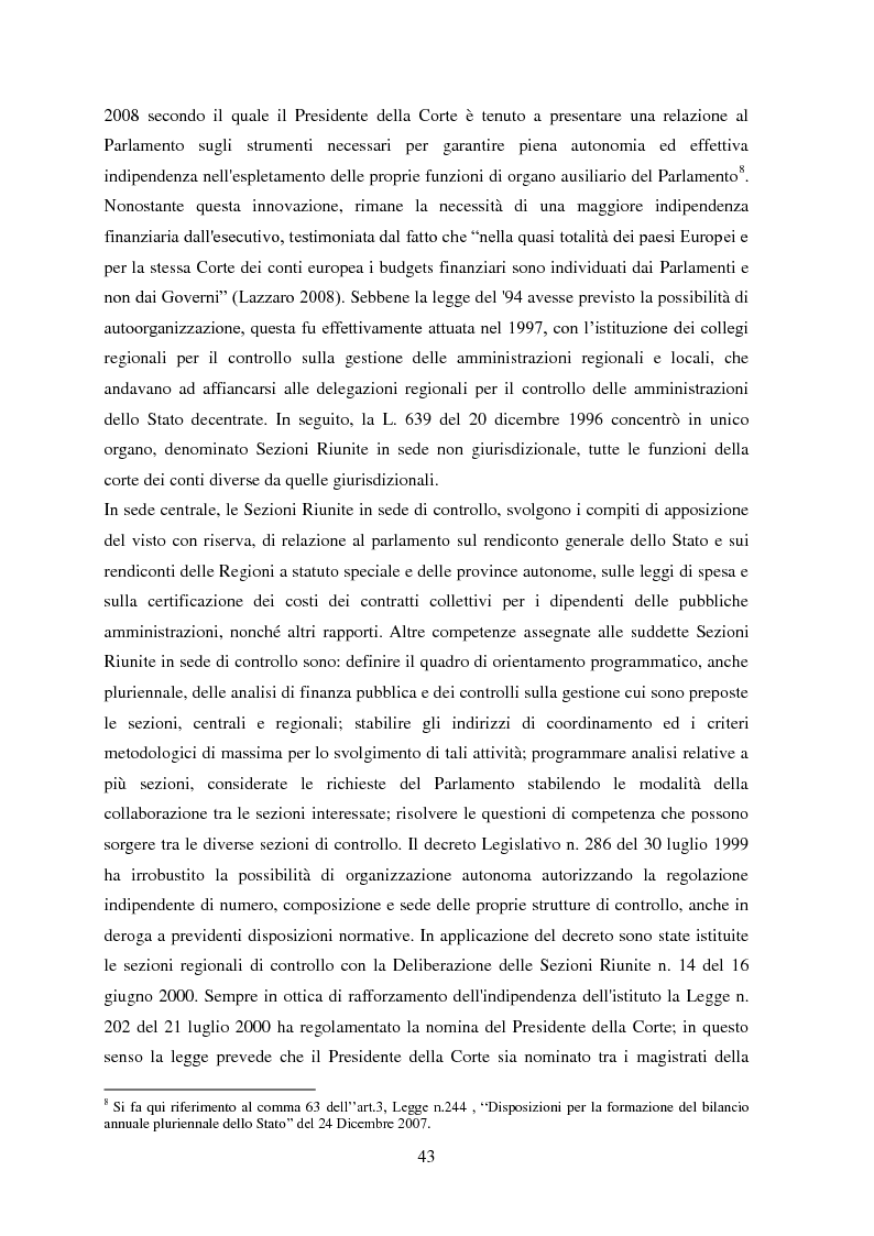 Anteprima della tesi: L’Audit Society in Italia. Analisi del sistema dei controlli della Corte dei conti, del Sistema sanitario nazionale e del Sistema universitario, Pagina 7