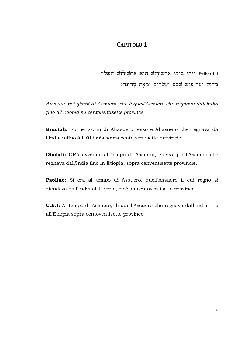 Anteprima della tesi: Il libro di Ester, Pagina 9