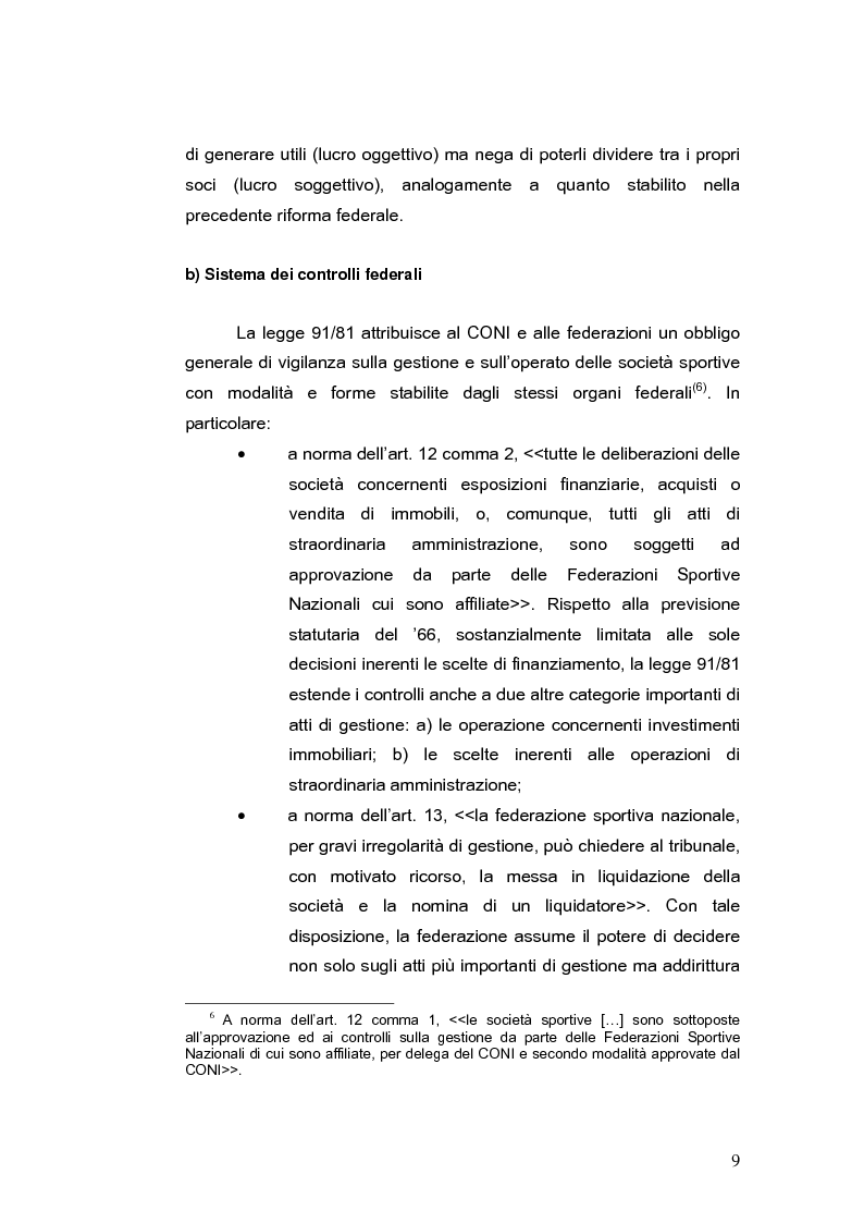 Anteprima della tesi: Il bilancio delle società di calcio: normativa nazionale e principi contabili internazionali. Analisi del caso A.S. ROMA., Pagina 14