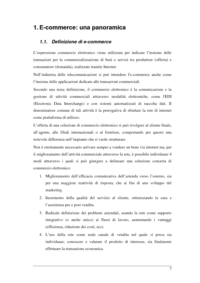 Anteprima della tesi: Studio, realizzazione e gestione di un sito di e-commerce innovativo. Diffusione attraverso i canali internet e new media, seo set-up e analisi, Pagina 4