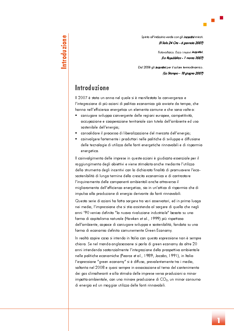Anteprima della tesi: Un futuro per la Green Economy? Le politiche di sostegno all'economia verde, Pagina 2