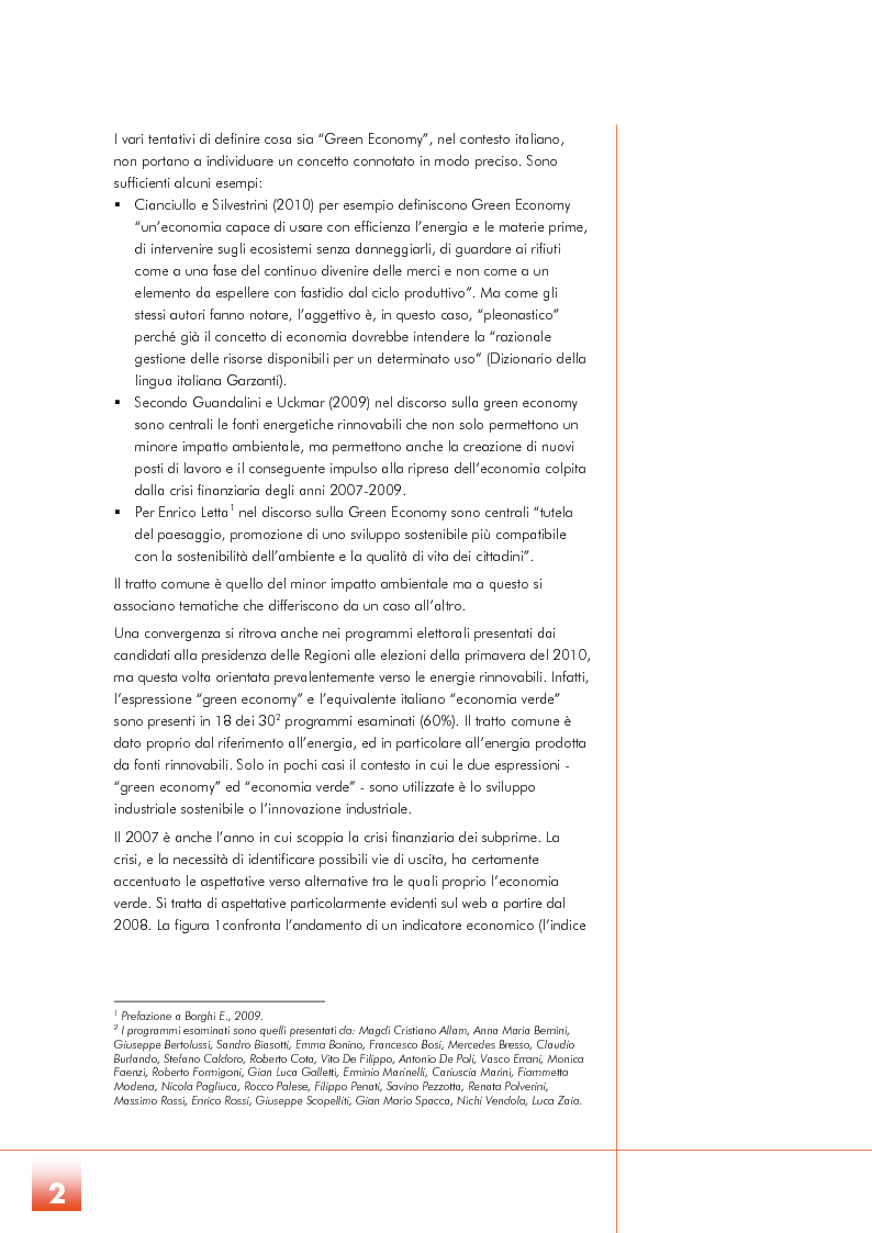 Anteprima della tesi: Un futuro per la Green Economy? Le politiche di sostegno all'economia verde, Pagina 3