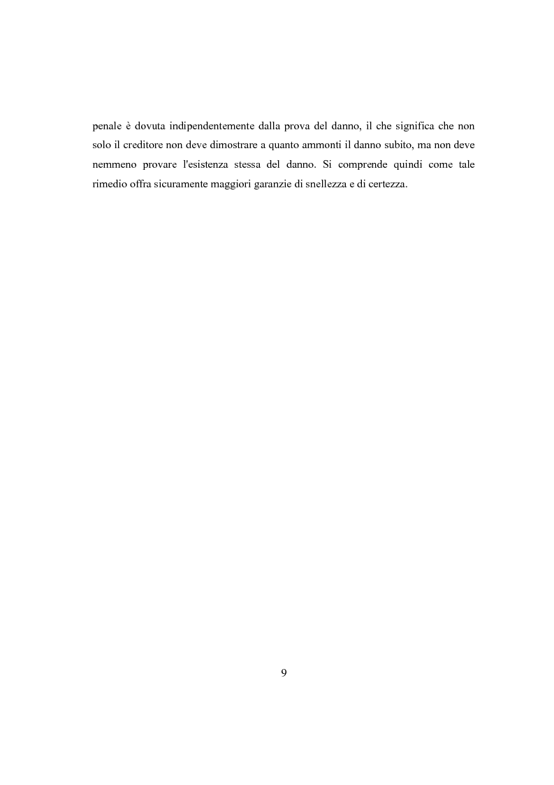 Anteprima della tesi: Clausola penale e caparra confirmatoria nei contratti con i consumatori, Pagina 7