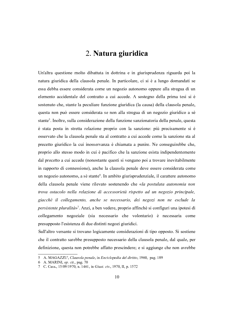 Anteprima della tesi: Clausola penale e caparra confirmatoria nei contratti con i consumatori, Pagina 8