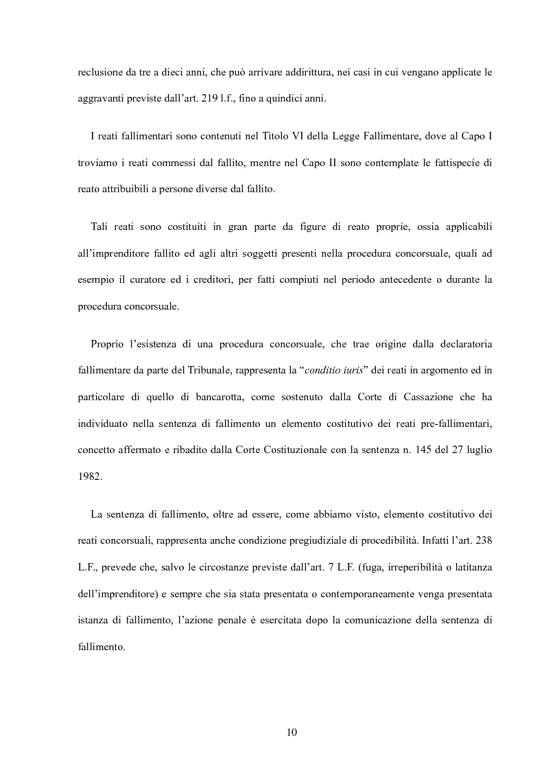 Anteprima della tesi: La riforma della disciplina penale fallimentare, Pagina 6