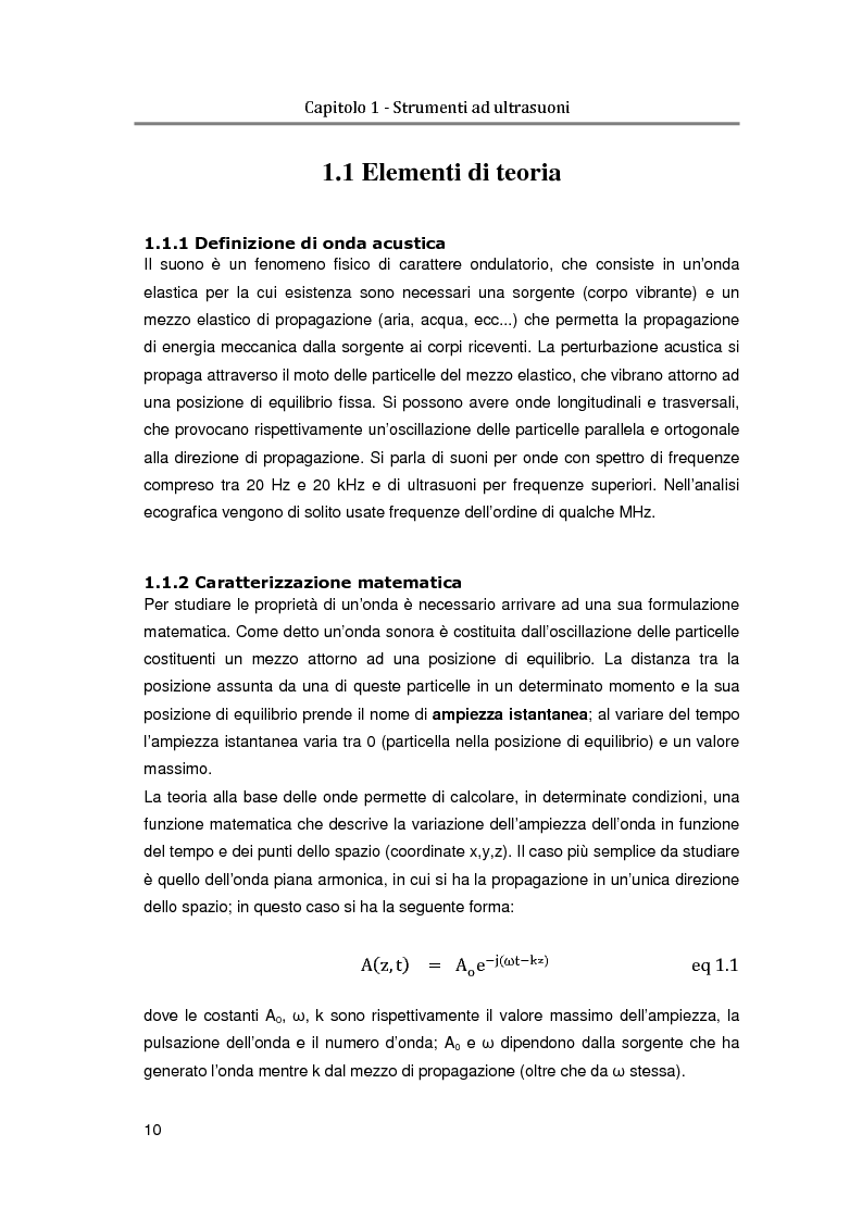 Anteprima della tesi: Realizzazione in linguaggio VHDL di un interpolatore per il beamformer di un ecografo sperimentale, Pagina 7