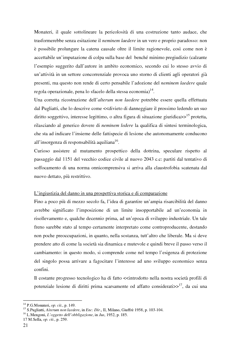 Anteprima della tesi: La risarcibilità del credito da morte del debitore nell'ordinamento italiano: un particolare sguardo alle vicende Superga e Meroni., Pagina 10