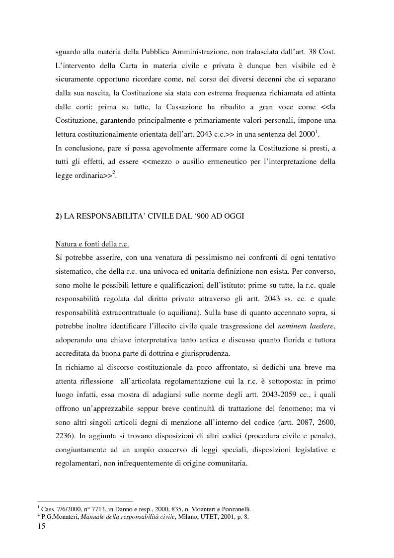 Anteprima della tesi: La risarcibilità del credito da morte del debitore nell'ordinamento italiano: un particolare sguardo alle vicende Superga e Meroni., Pagina 4