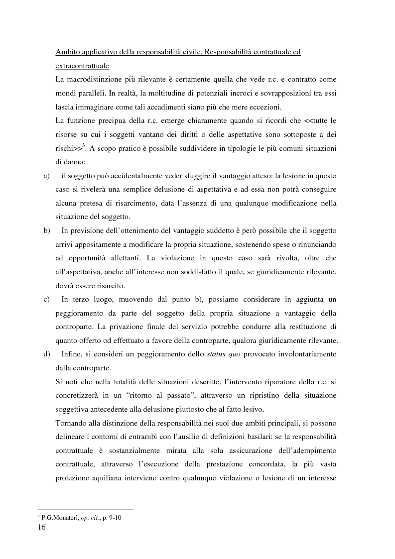 Anteprima della tesi: La risarcibilità del credito da morte del debitore nell'ordinamento italiano: un particolare sguardo alle vicende Superga e Meroni., Pagina 5